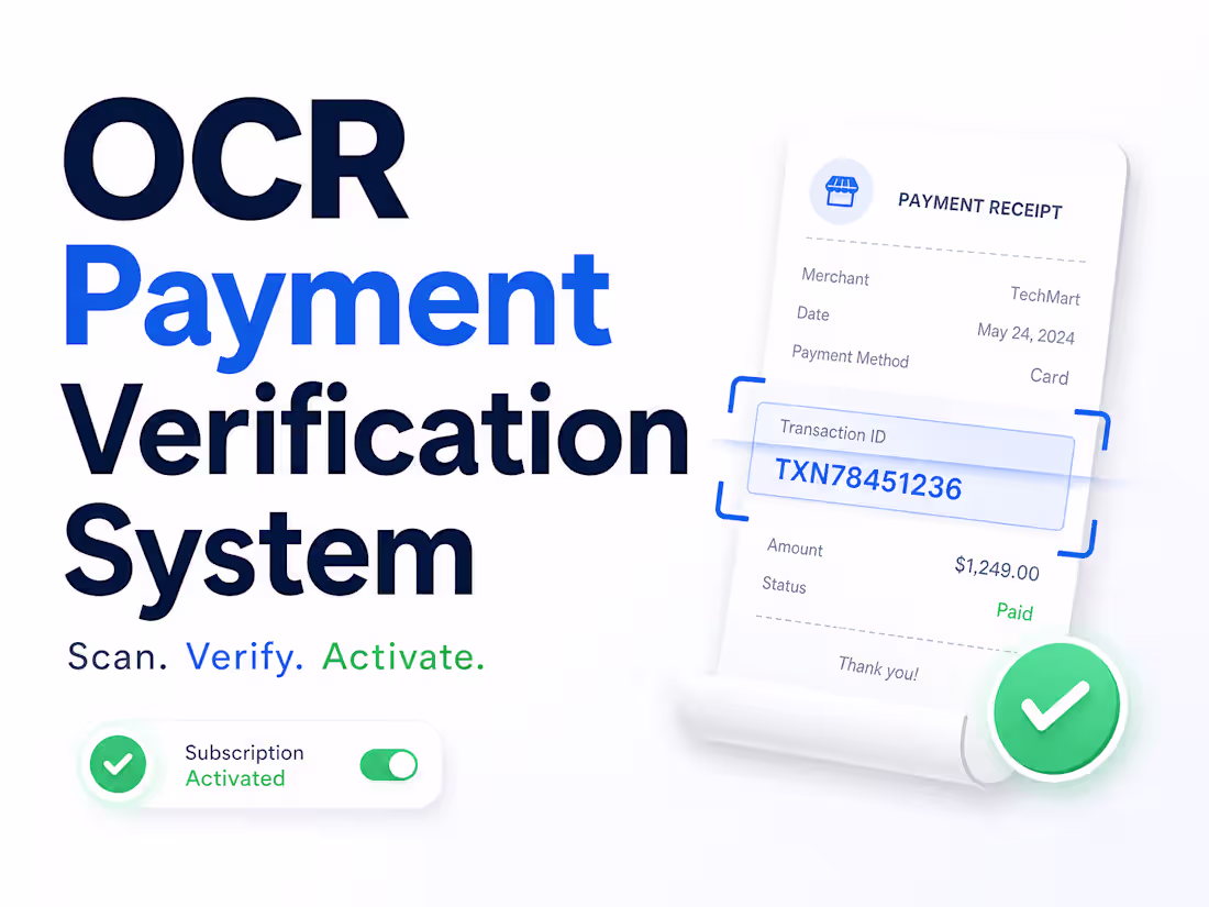 Cover image for OCR Automation for Payment Processing