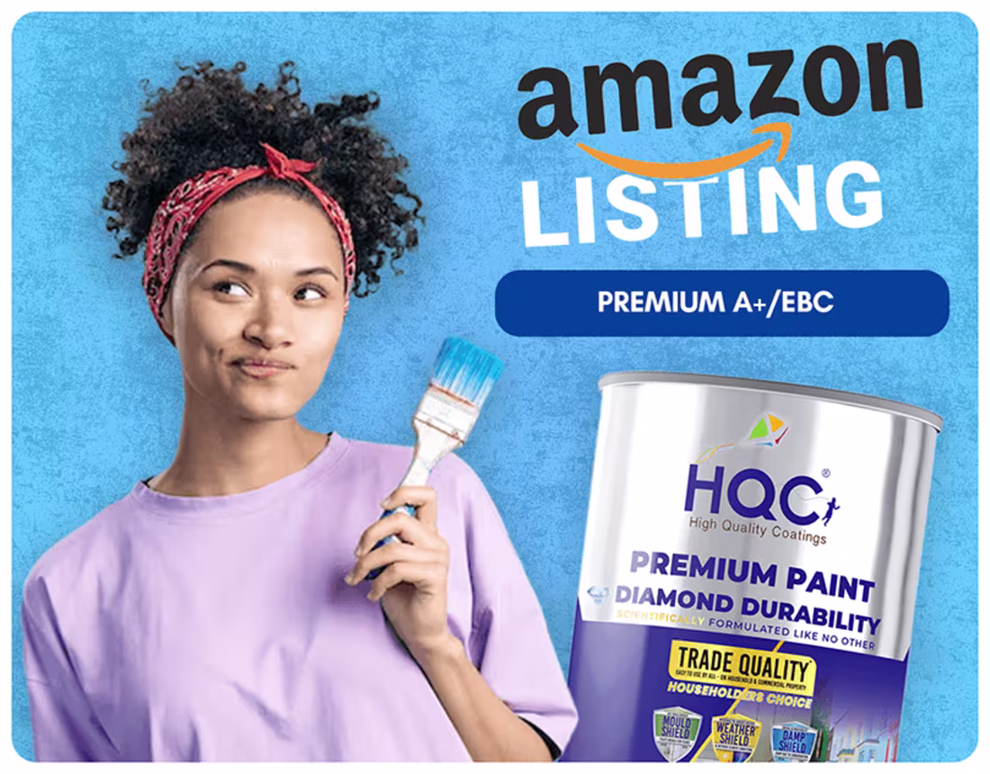 Cover image for HQC Paints | Amazon Listing Images & EBC Design