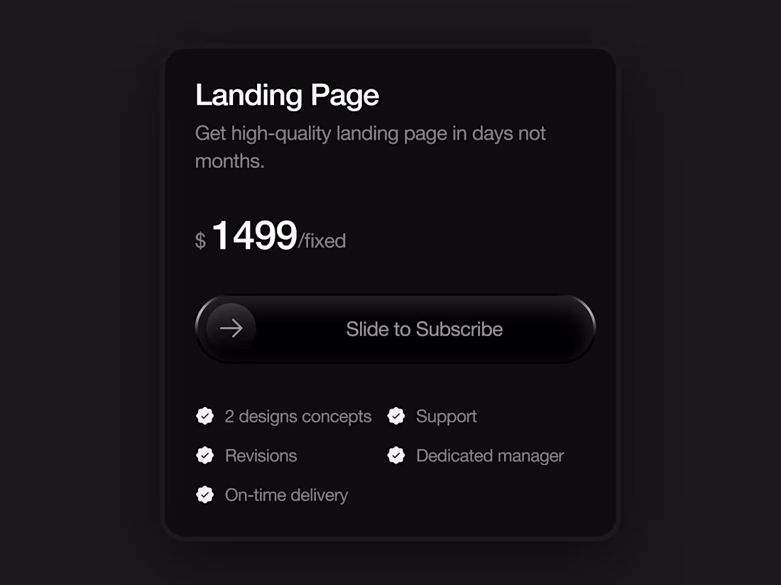 Cover image for Premium Pricing Card UI Exploration for SaaS