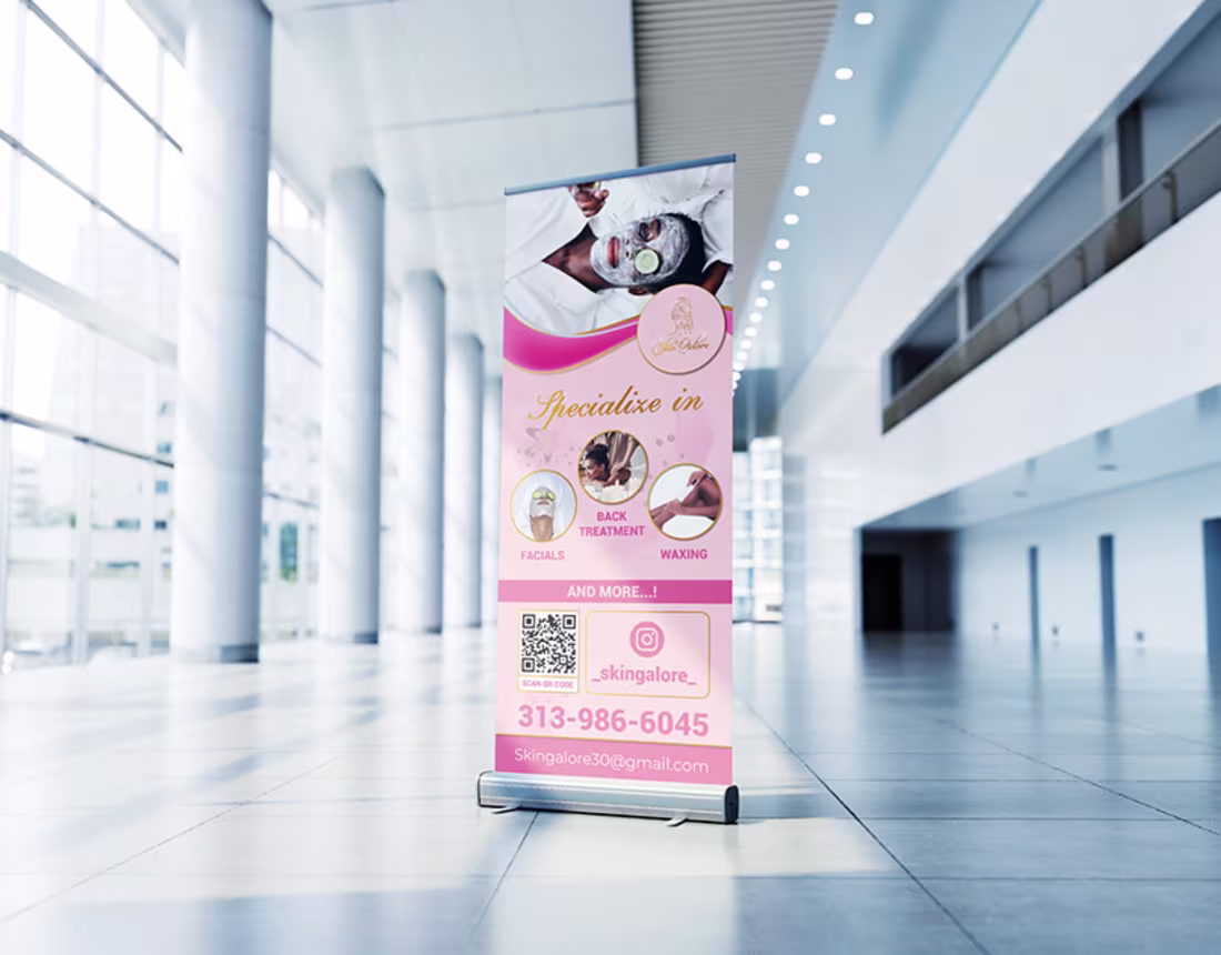 Cover image for Rollup banner design