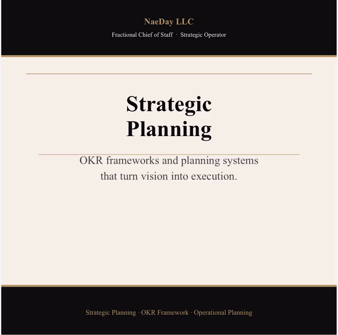 Cover image for Strategic Planning 
