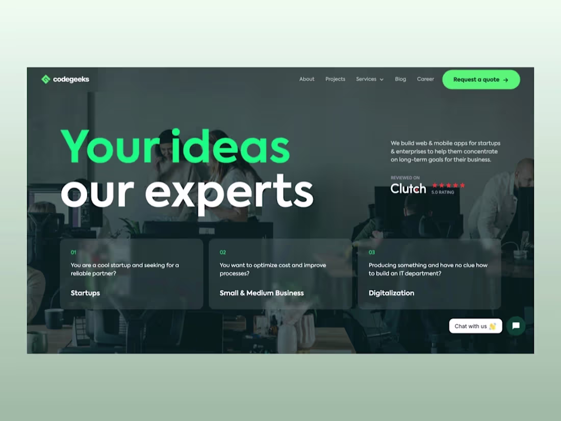 Cover image for Software Development Agency Website