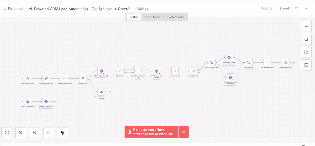 Cover image for AI-Powered CRM Lead Automation –