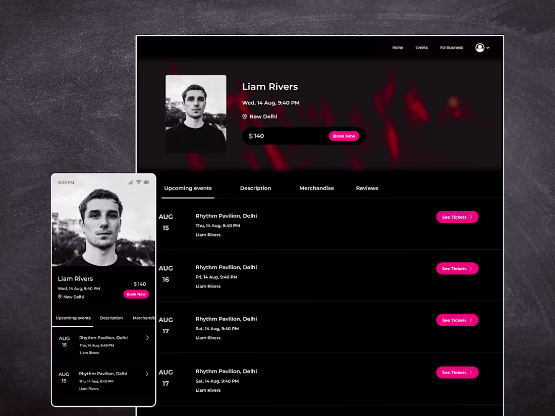 Cover image for Artist Profile Page