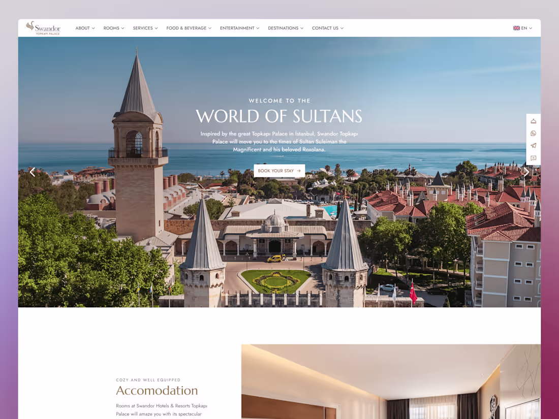 Cover image for Swandor Hotels