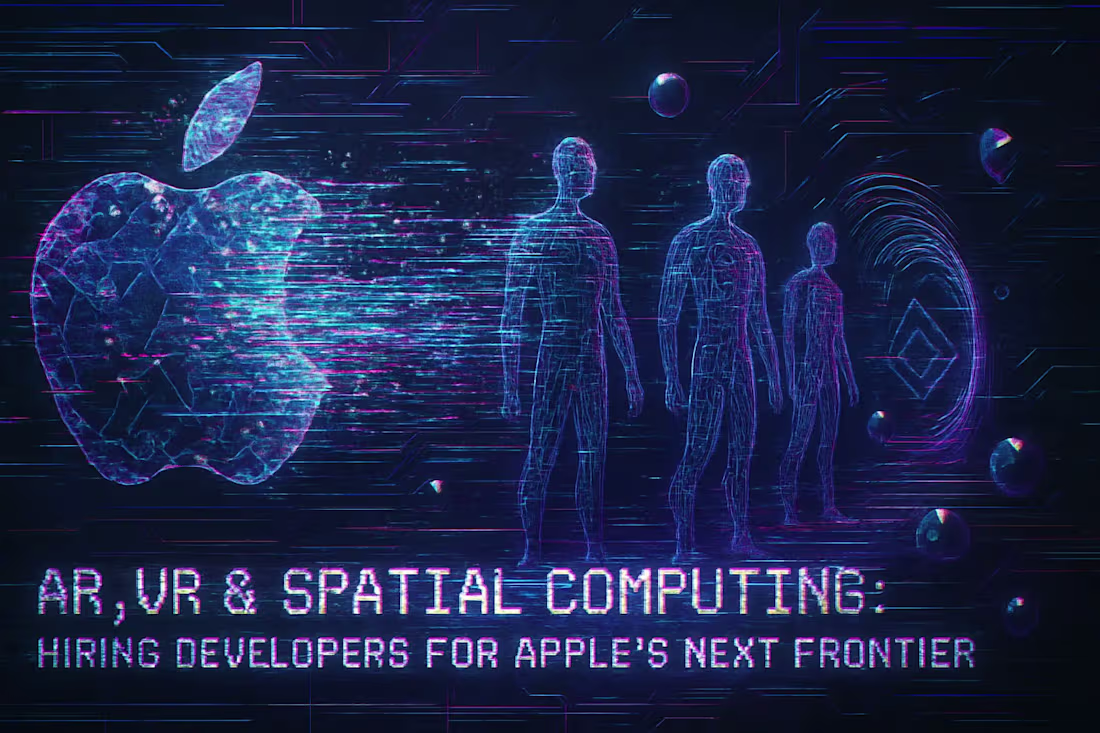 Cover image for AR, VR & Spatial Computing: Hiring Developers for Apple’s Next Frontier