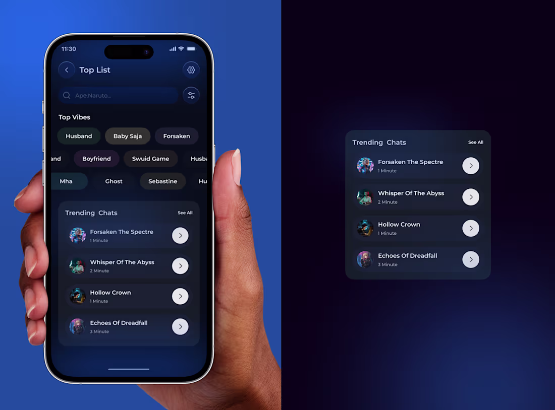 Cover image for Character AI Mobile App Development