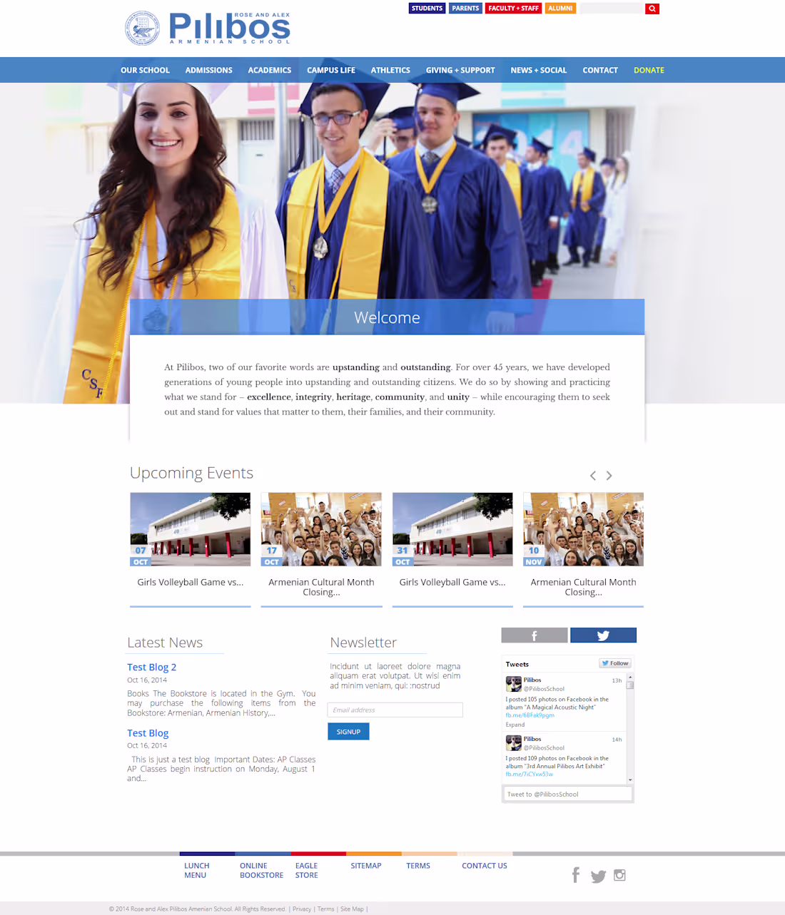 Cover image for NationBuilder website for a school