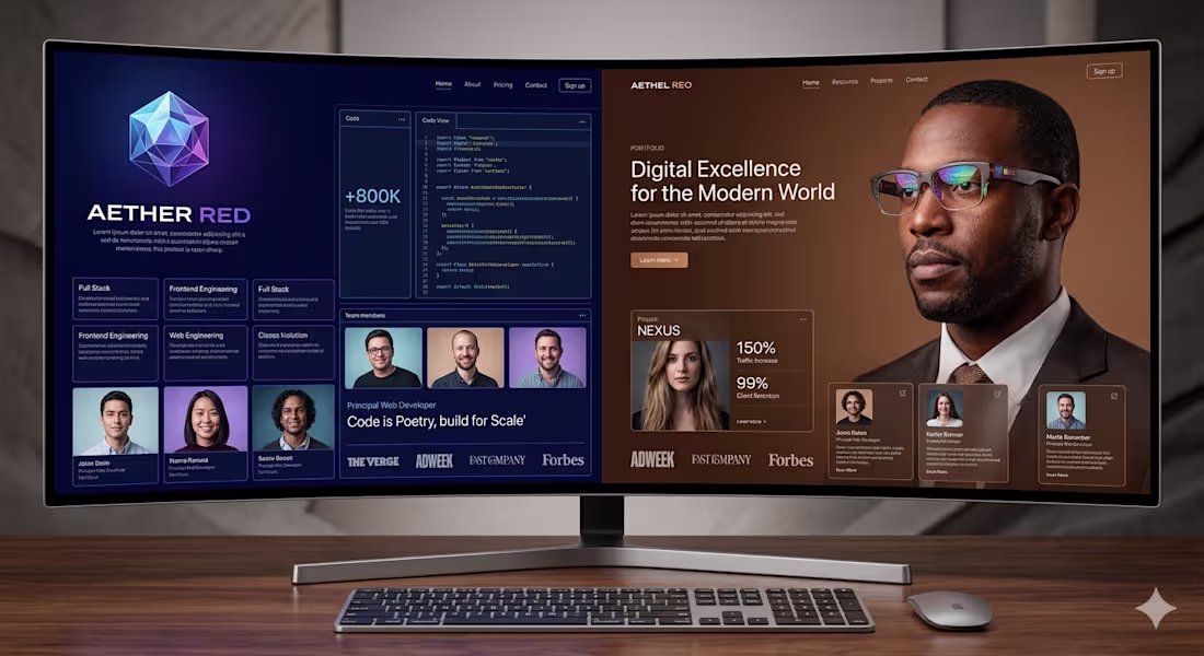 Cover image for Web developer and UI/UX designer