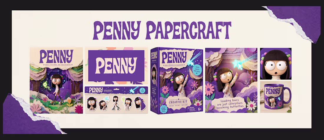 Cover image for Penny began as an unfinished