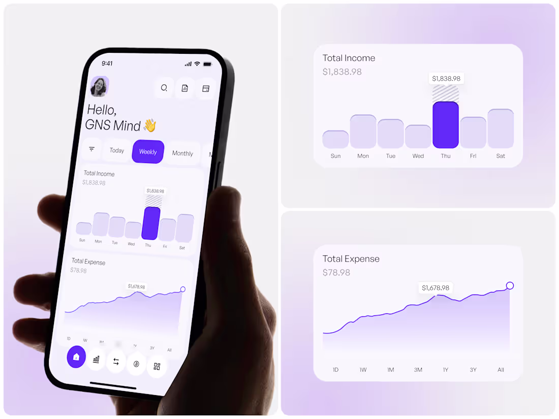 Cover image for UX UI mobile app design