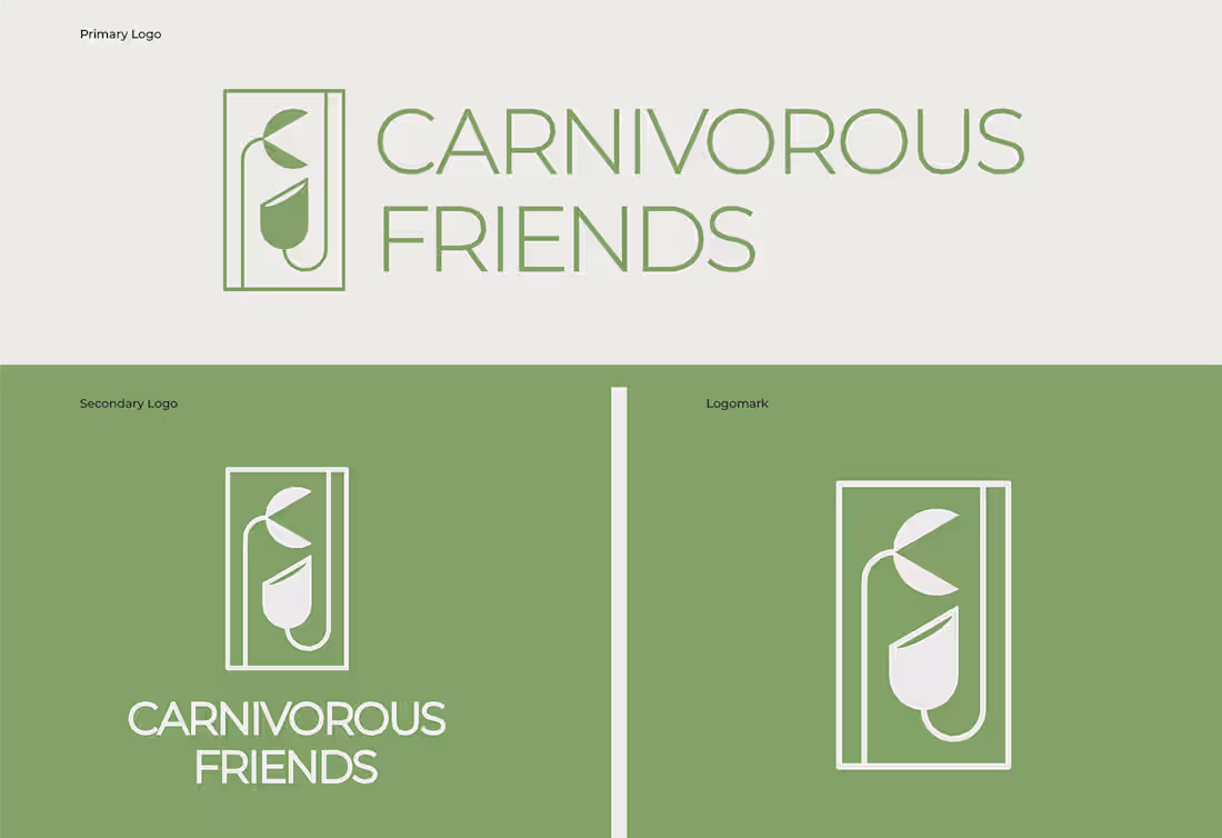 Cover image for Carnivorous Friends | Brand Identity