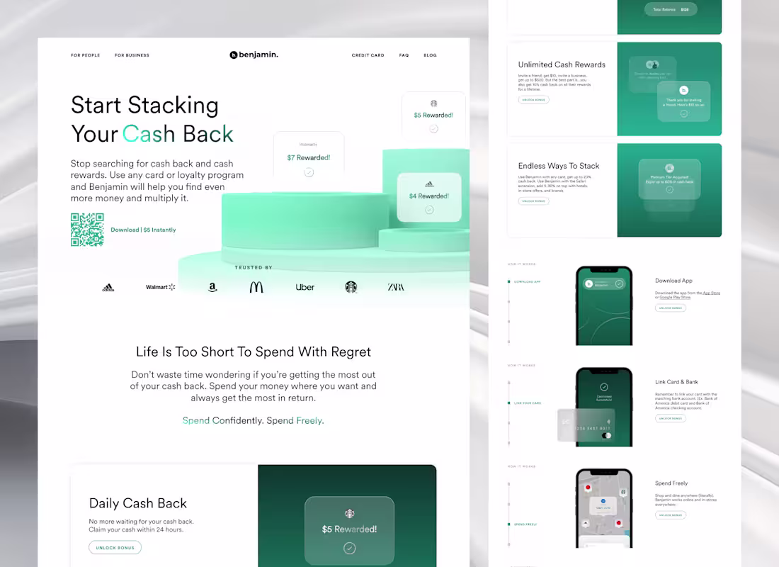 Cover image for Benjamin - Cash Rewards App