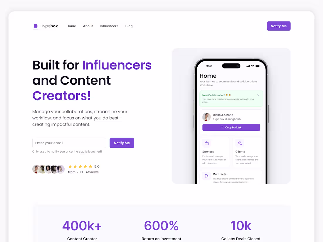 Cover image for App Landing Page - Design & Webflow Development