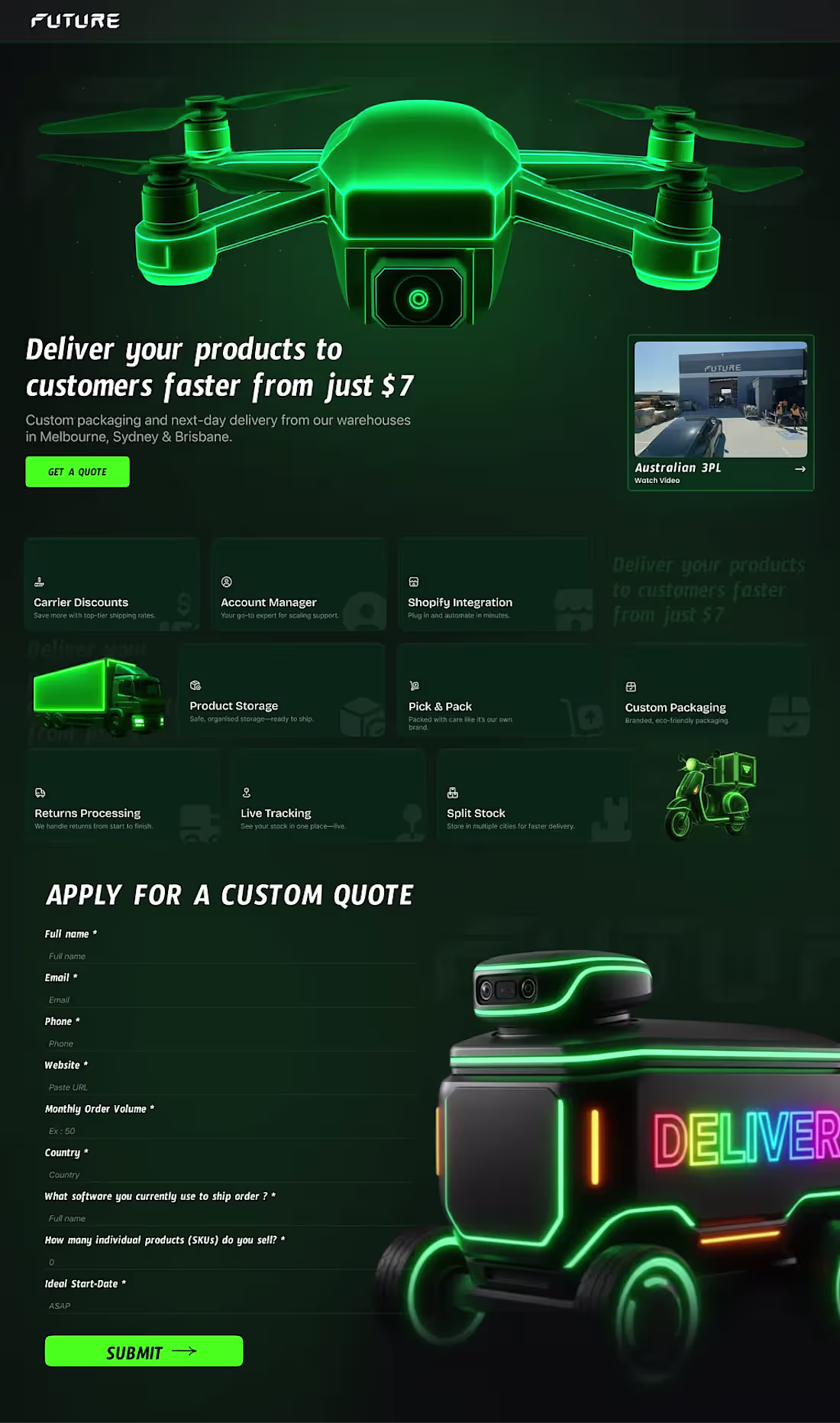 Cover image for Future — 3PL Logistics &