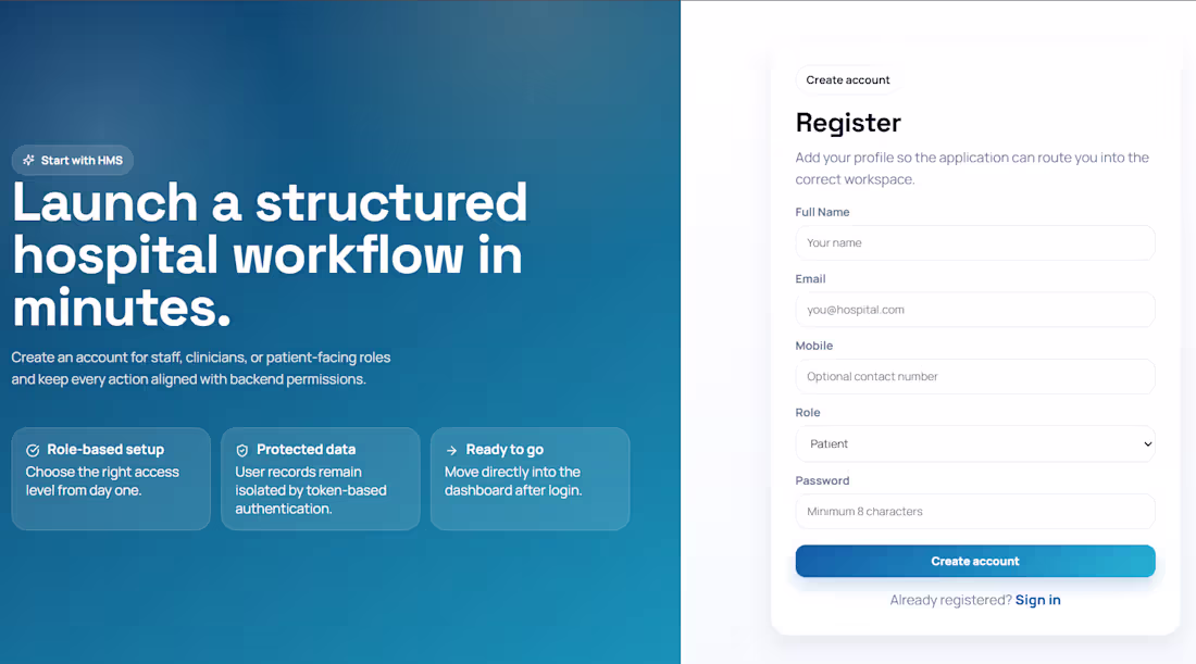 Cover image for Smart Hospital Management System –