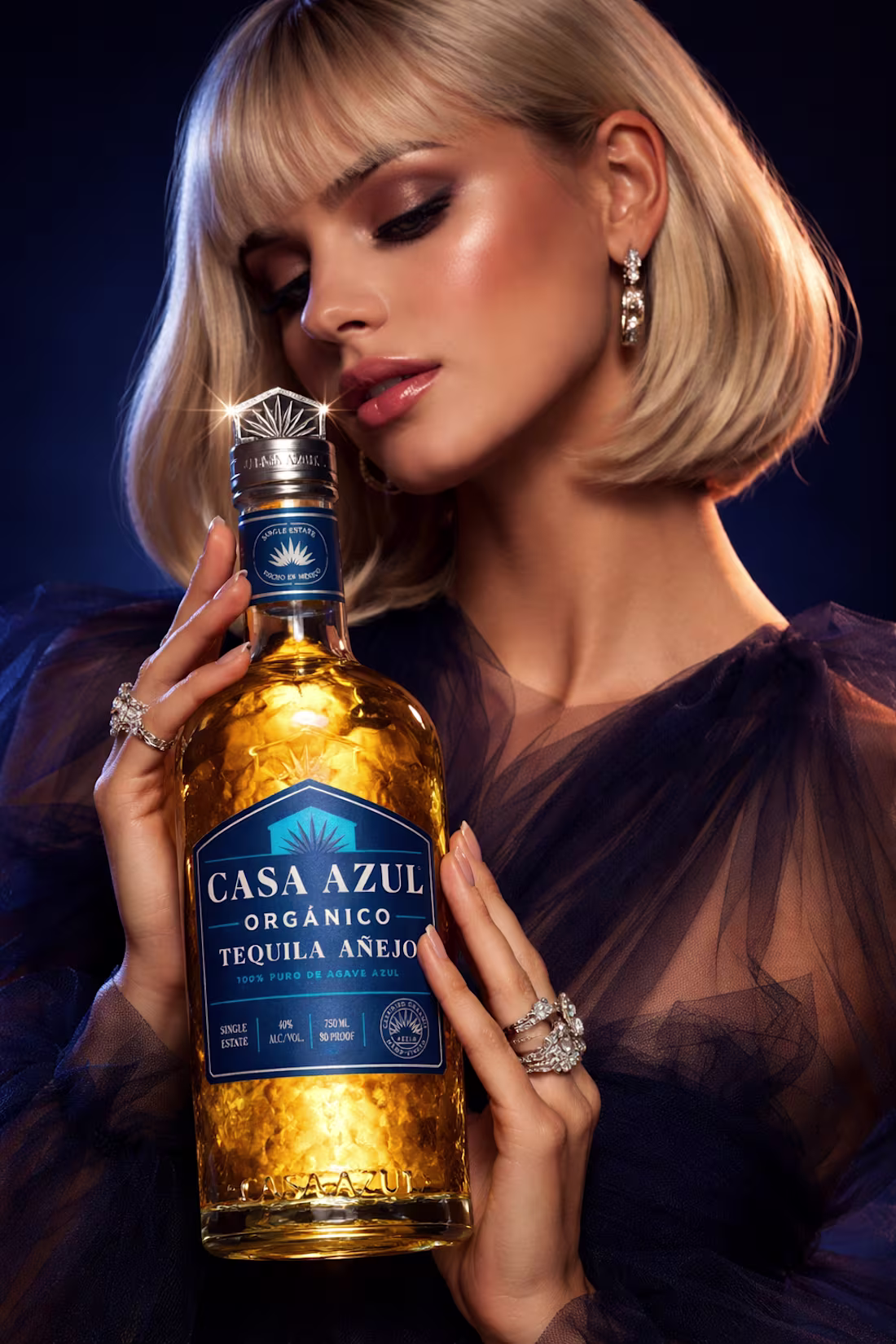 Cover image for Casa Azul Tequila Añejo 