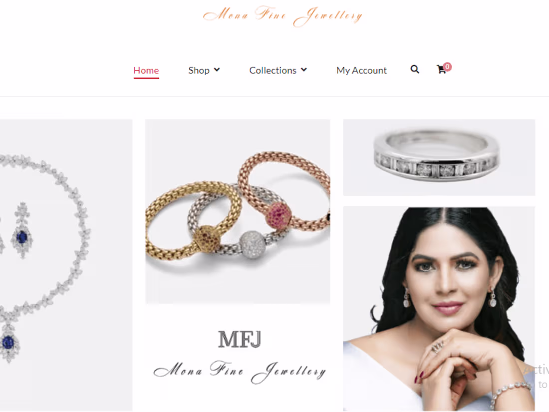 Cover image for Mona Fine Jewelry: WordPress/Woocommerce