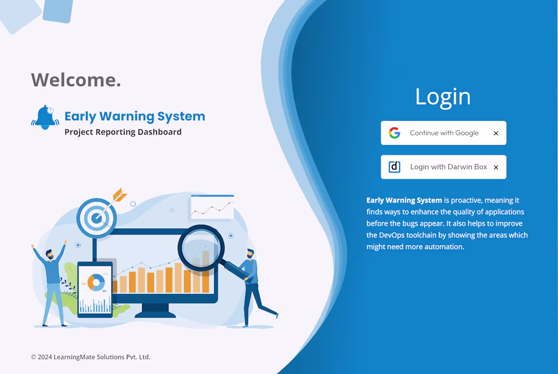 Cover image for Early Warning System – Project Reporting Dashboard