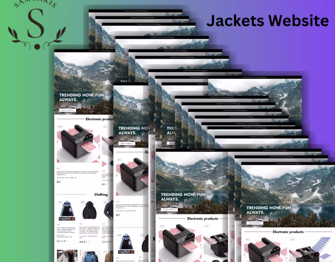Cover image for Shopify Jackets Website Design
I recently