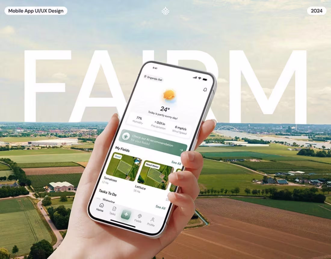Cover image for Fairm - AI Farm Management Mobile App