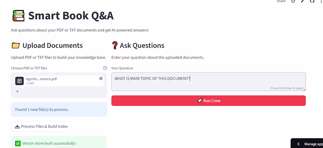 Cover image for Upload any PDF or TXT