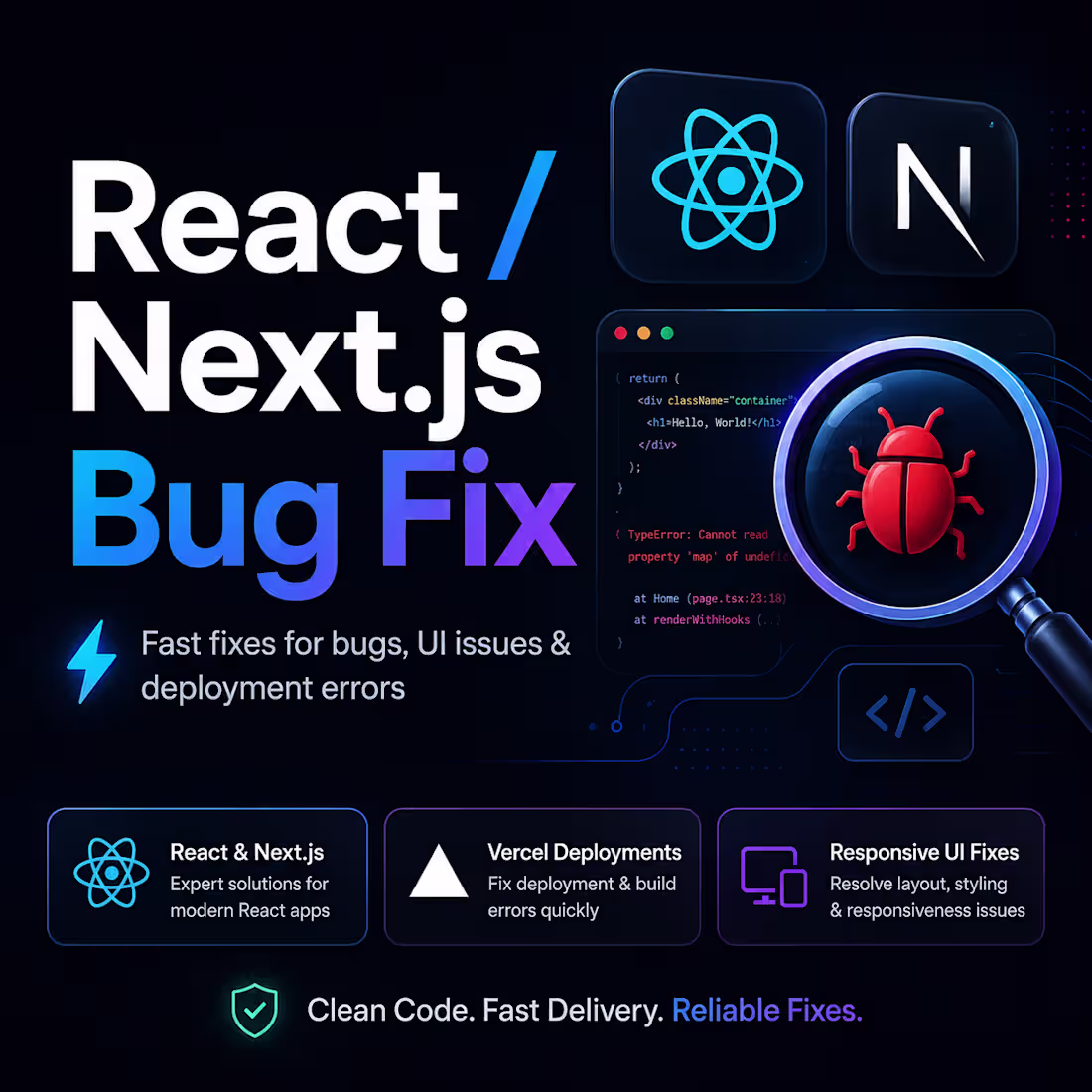 Cover image for React / Next.js Bug Fix