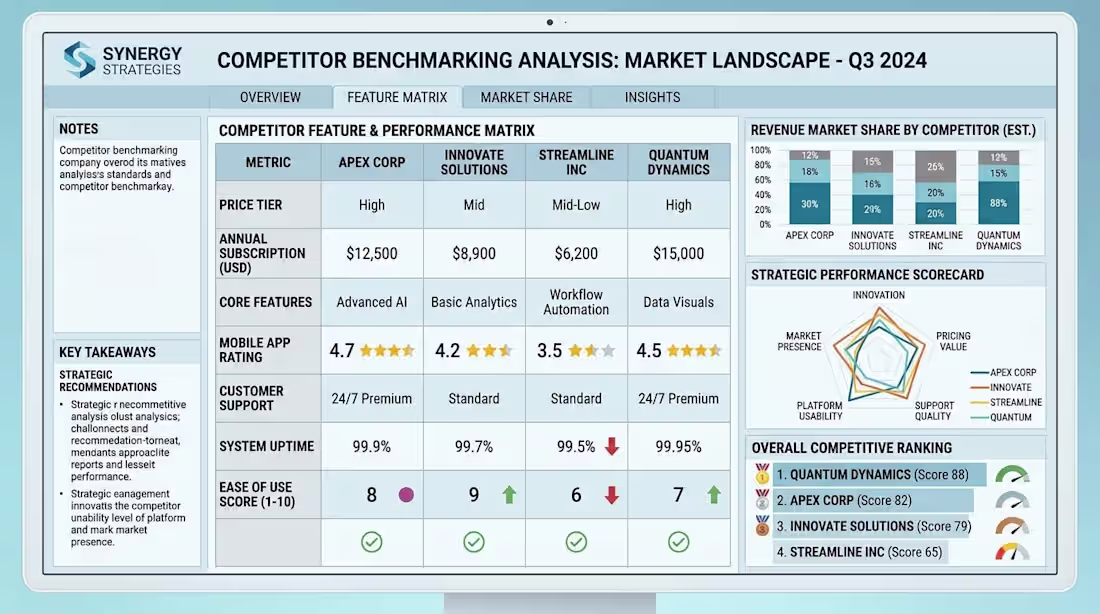 Cover image for Enhance Your Strategy: Competitive Benchmarking & Market Ana...