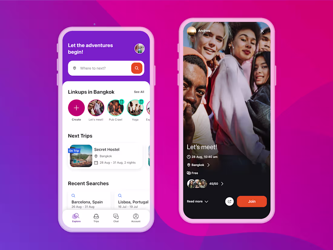 Cover image for Hostelworld Apps Redesign