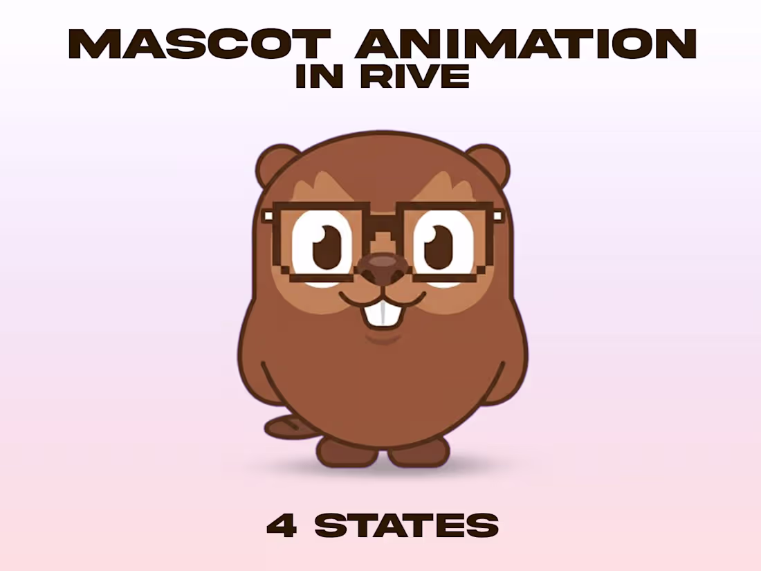 Cover image for Interactive Mascot Animation - Rive