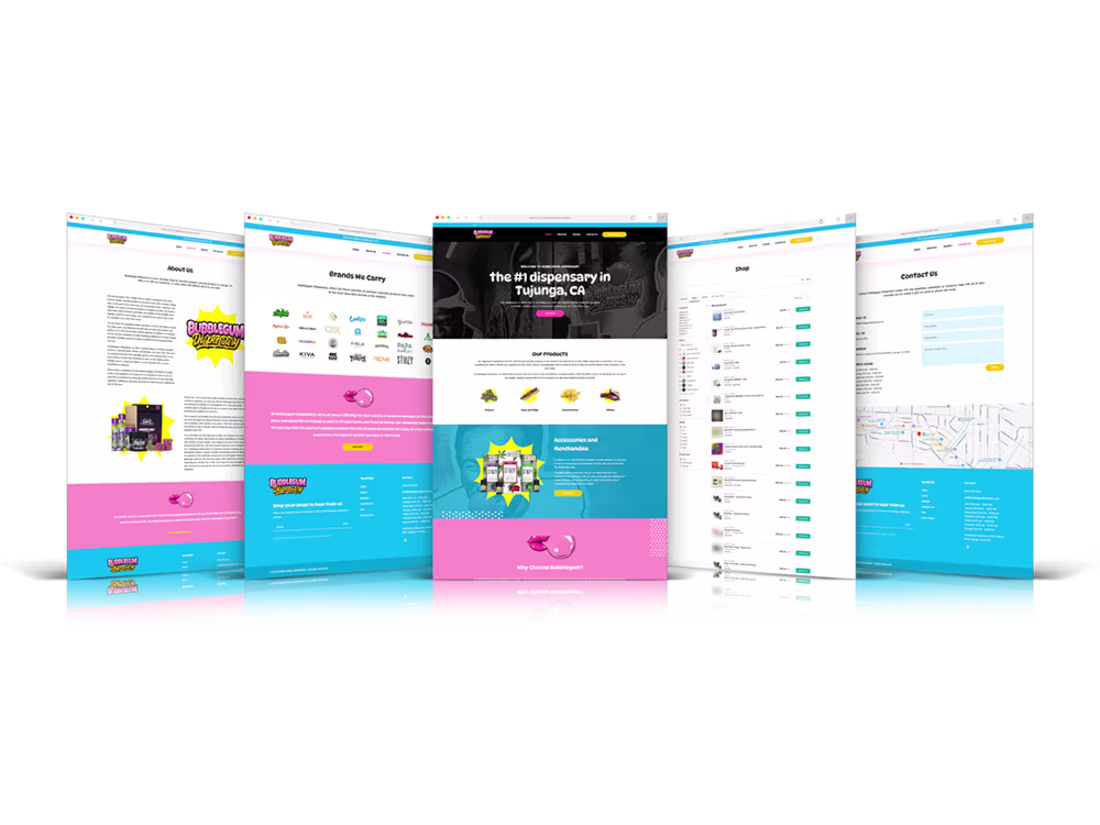 Cover image for Responsive Website Design & Development for Bubblegum Casting