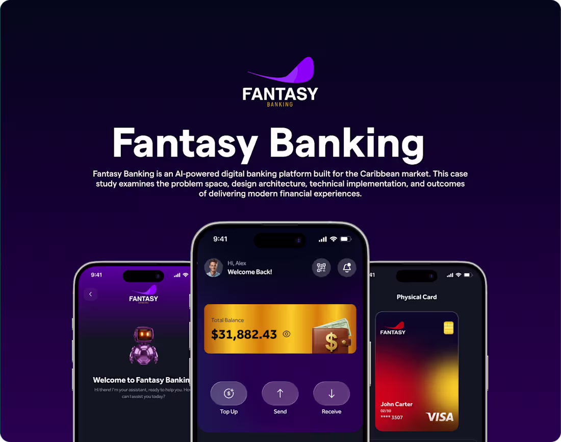Cover image for Fantasy Banking - AI-Embedded Financial Platform