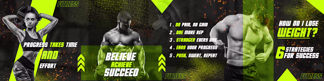 Cover image for FitZone — Social Media Design