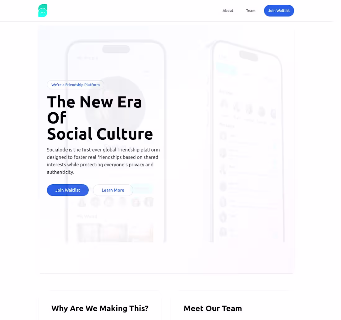 Cover image for Socialode.com | Bolt.new Redesign