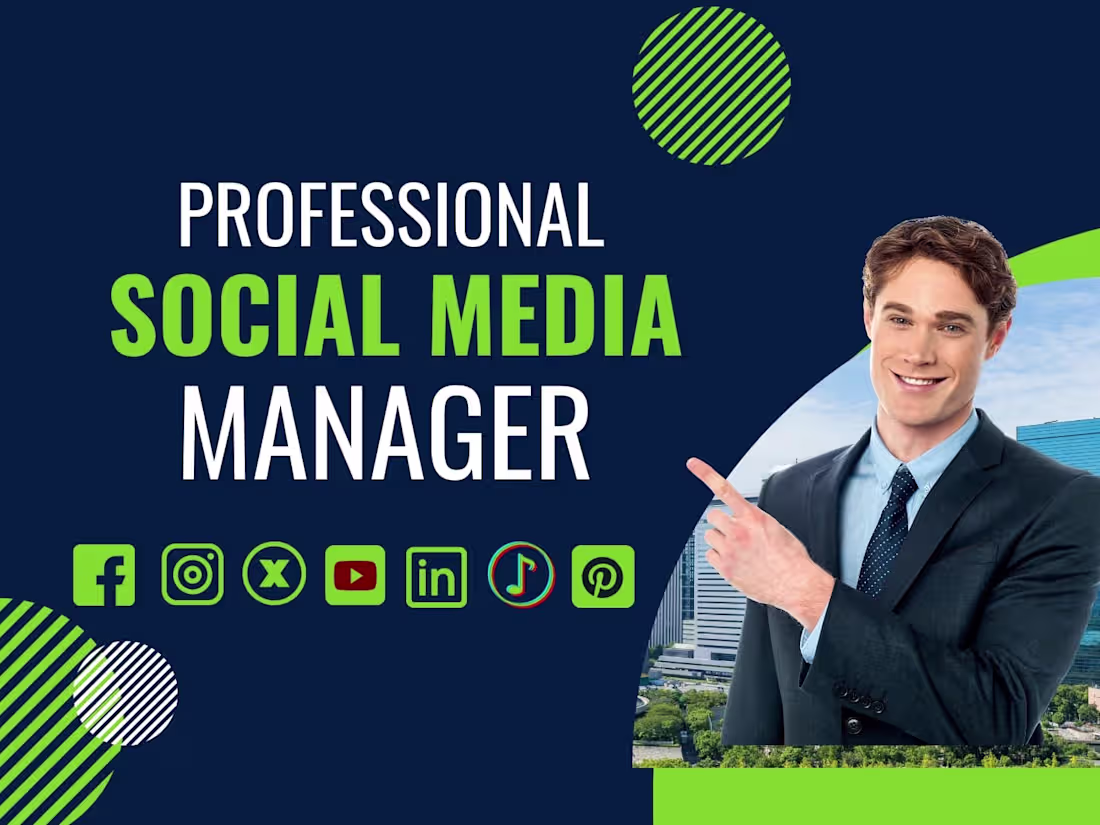 Cover image for I will be social media manager and content creator