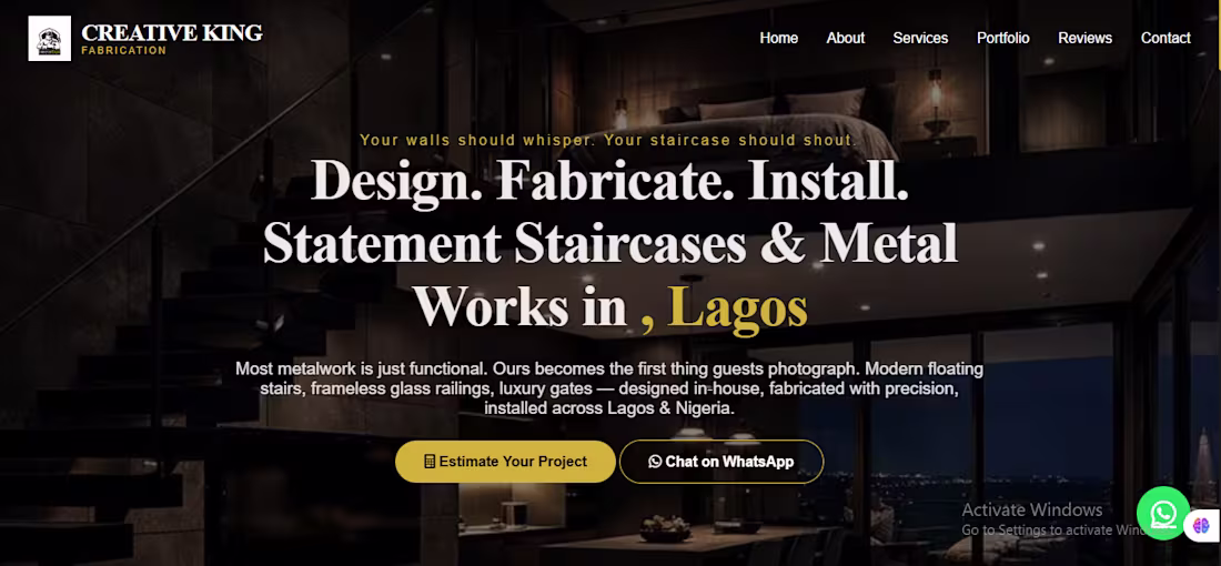 Cover image for Built a custom website with