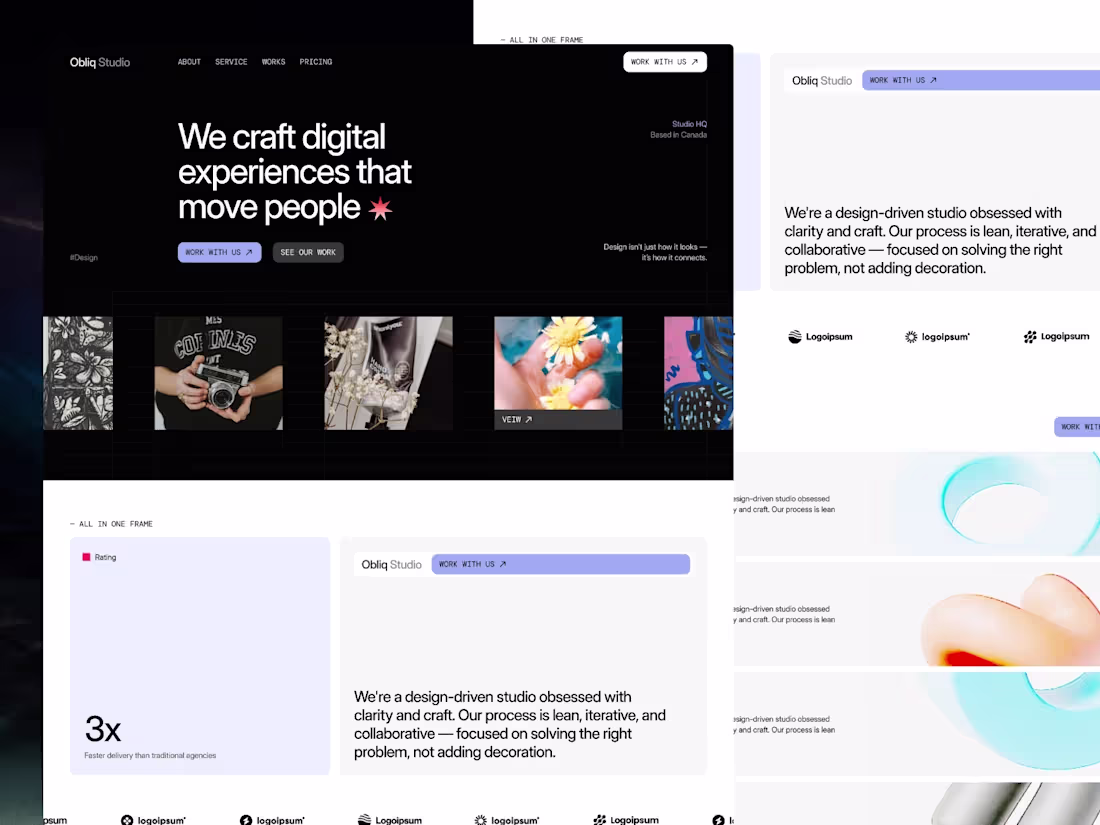 Cover image for Obliq Studio — Creative Agency & Design