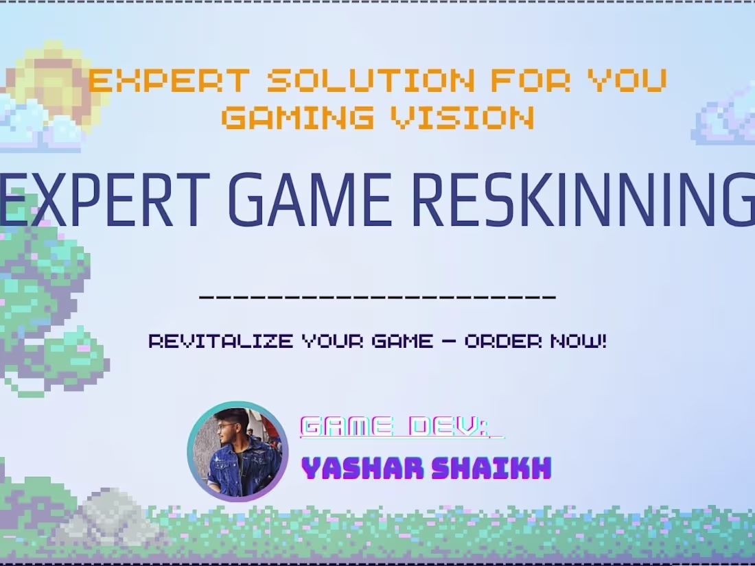 Cover image for Expertly reskin your game for a fresh and captivating look