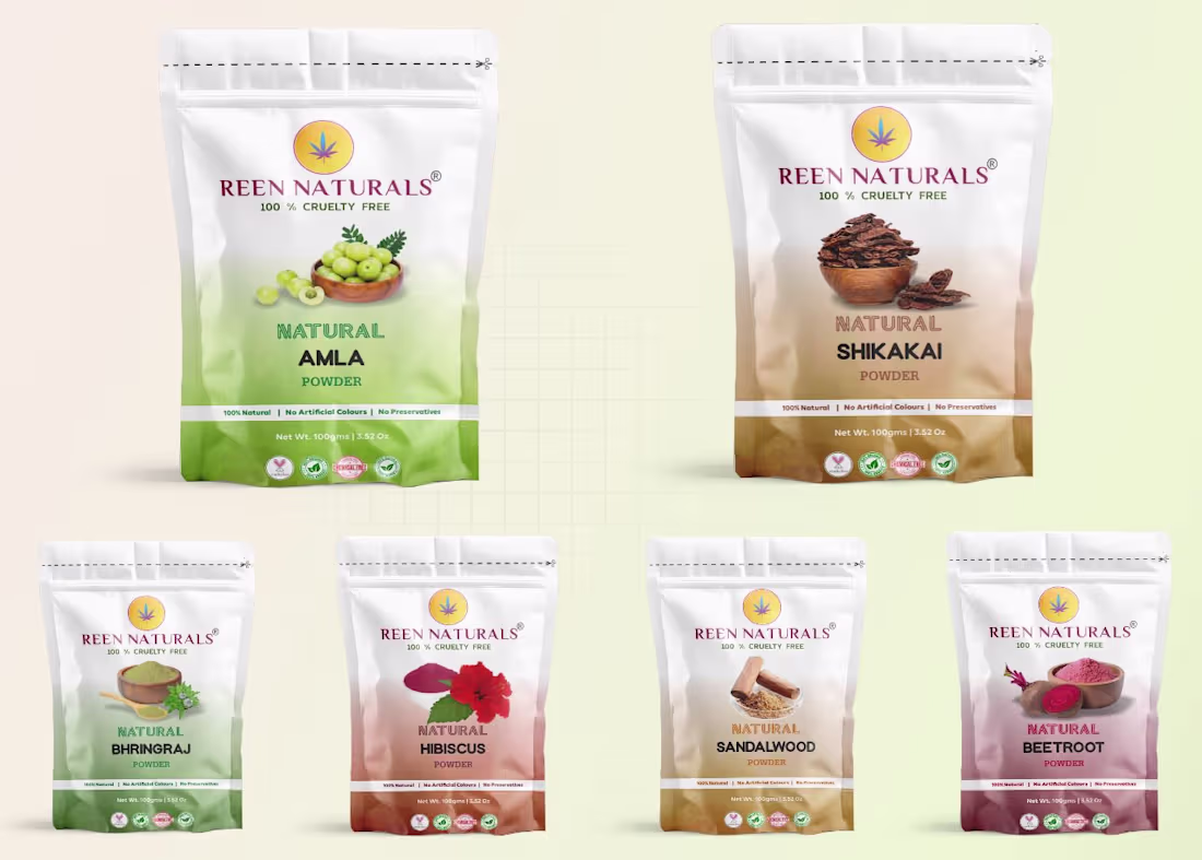 Cover image for Reen Naturals – Herbal Powder
