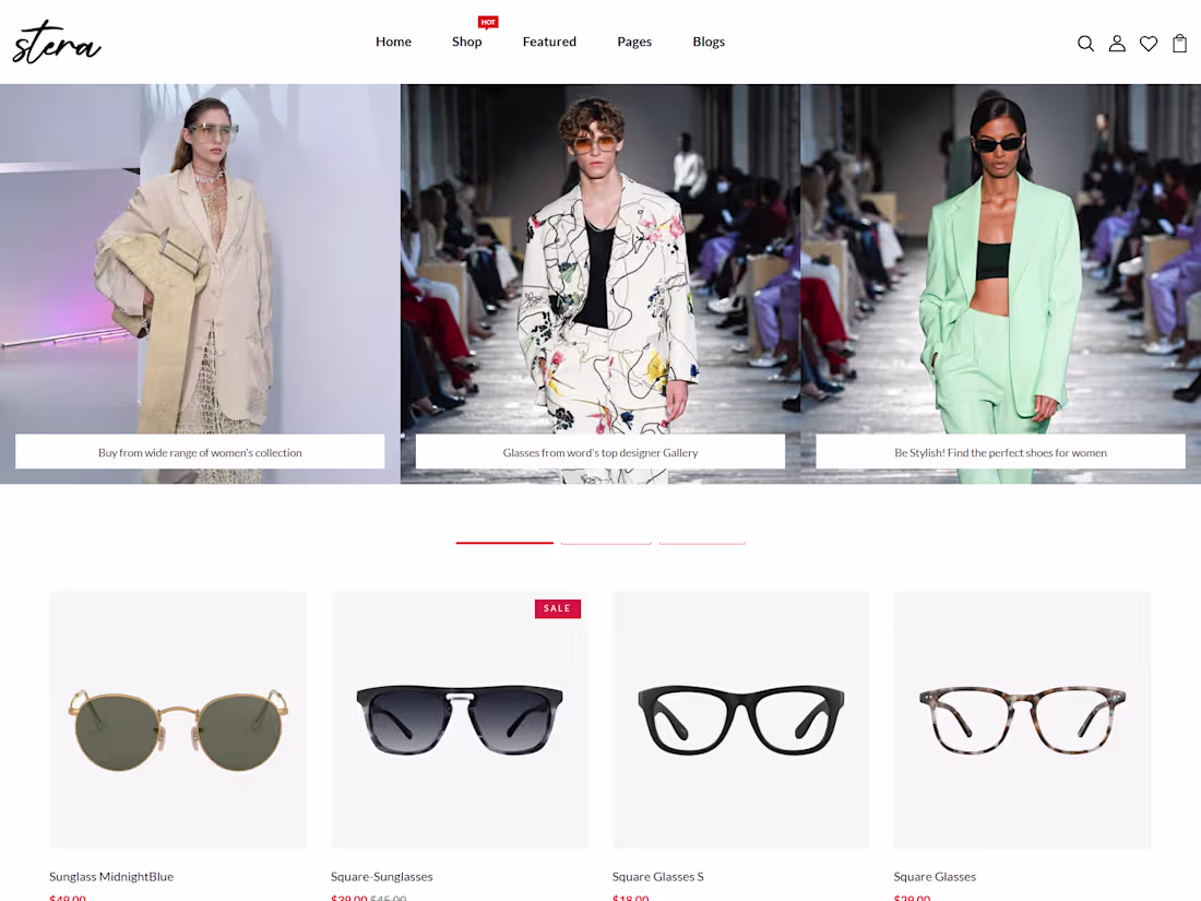 Cover image for Shopify Sunglasses Store