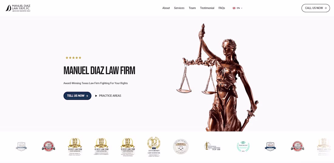 Cover image for Manuel Diaz Law Firm