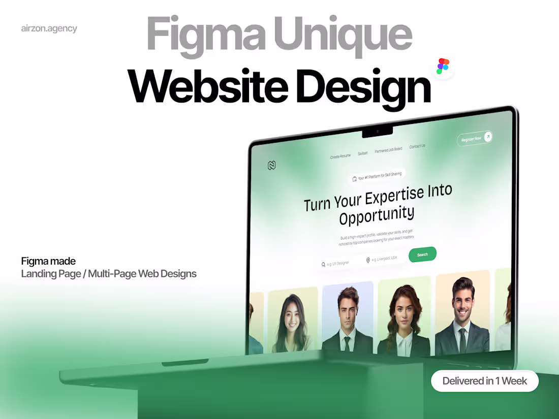 Cover image for Figma Website Design | Creative UI/UX for Landing Pages