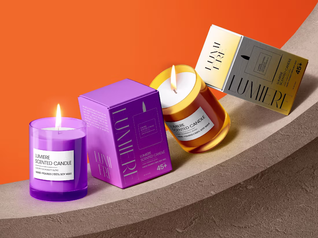 Cover image for Luxury Candle Label and Box