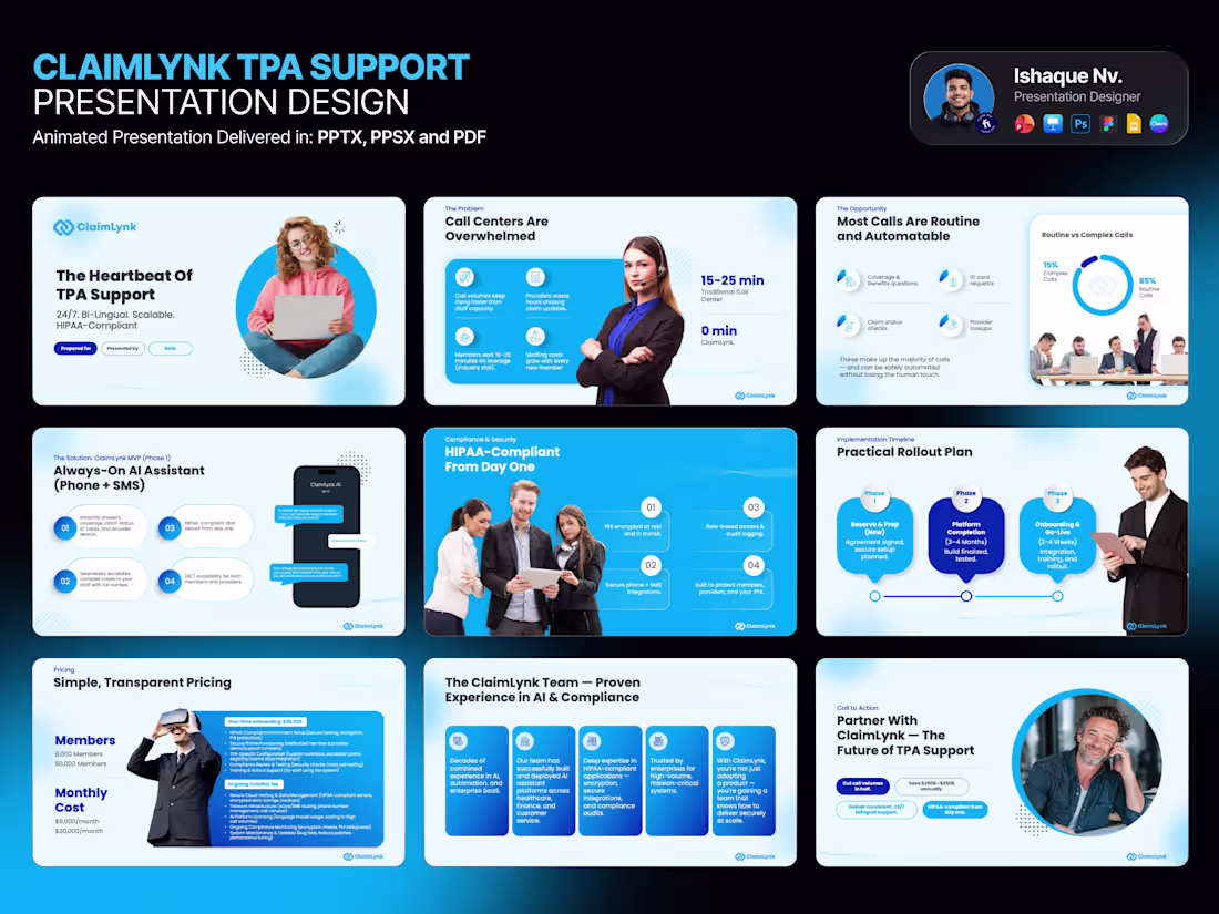Cover image for ClaimLynk TPA Support Presentation