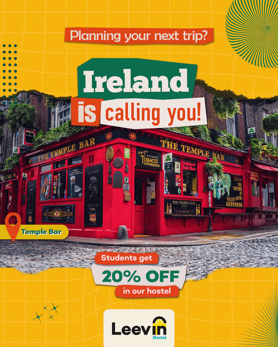 Cover image for The "Ireland is calling you!"