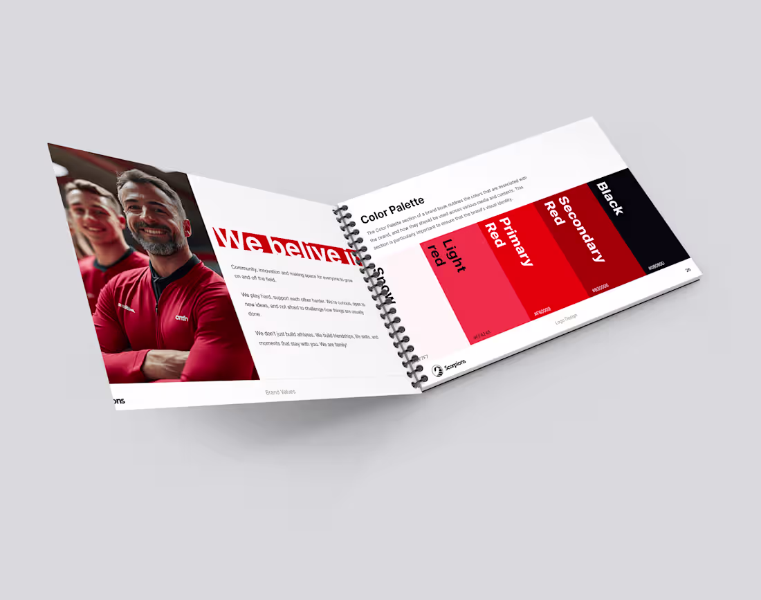 Cover image for Community Sports Branding — Lake Zurich Red Scorpions