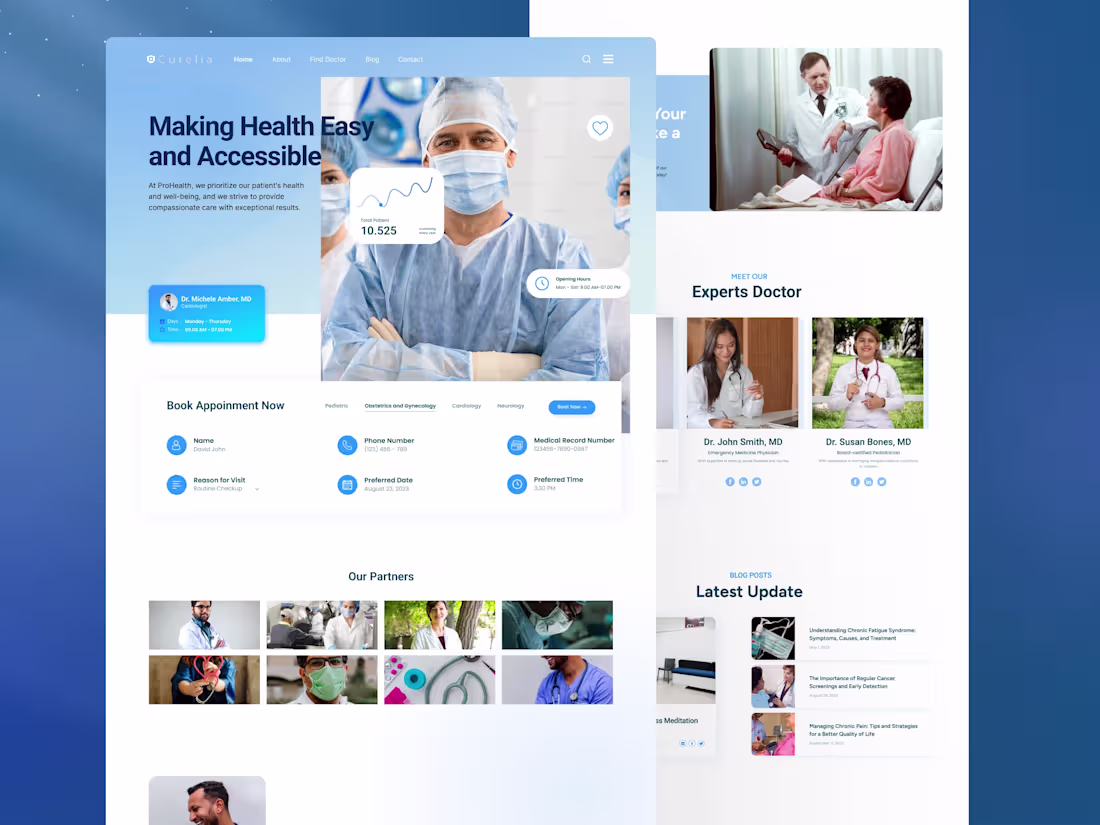 Cover image for Healthcare | UI Design 