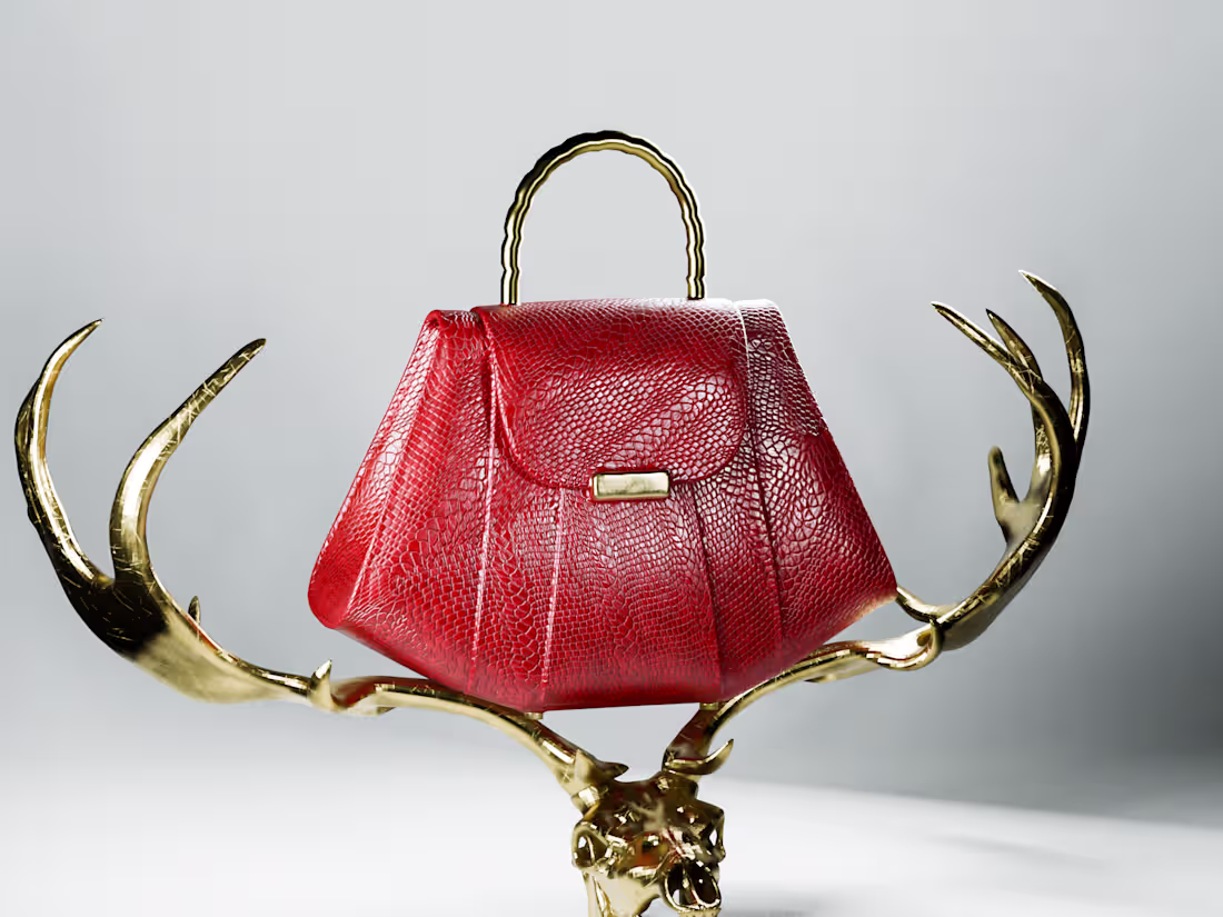 Cover image for RED LUXURY BAG CGI