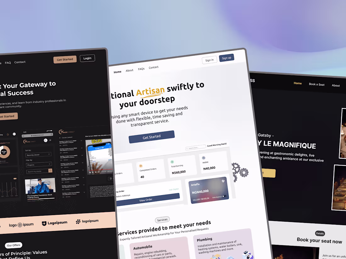 Cover image for Landing Page Design