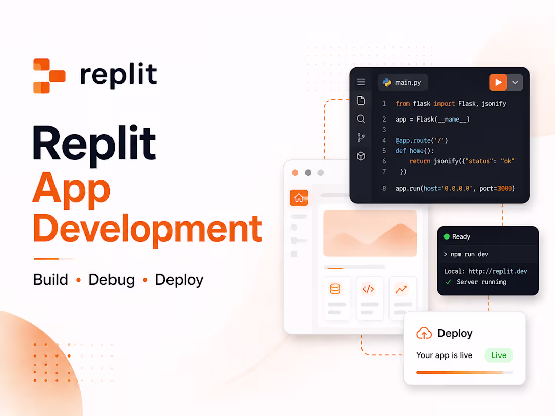 Cover image for Replit App Development, Debugging & Production Deployment